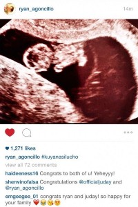 Juday Buntis mula sa Instagram Account ni Ryan A