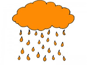Orange Rainfall Warning