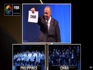 Screenshot from FIBA live streaming