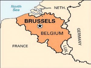 Brussels map