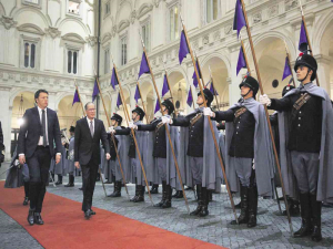 aquino italy visit