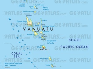 Vanuatu map