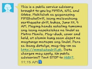 MMDA Text Blasts