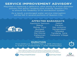 Maynilad Advisory