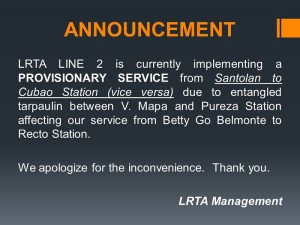 LRT-2 Advisory