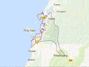 Kota Kinabalu, Malaysia Google map