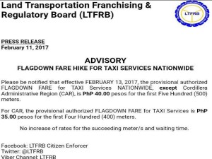 Ltfrb taxi