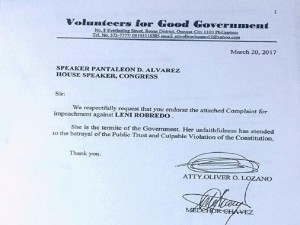 impeachment complaint lozano
