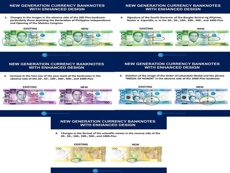 Bangko Sentral ng Pilipinas, naglabas ng mga perang papel na may ...