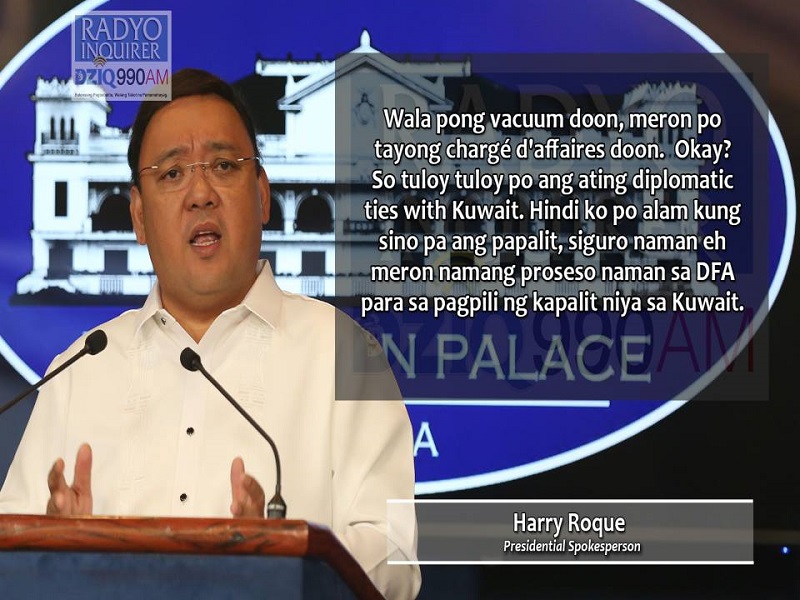 Malakanyang hindi nababahala sa pagpapalayas kay Philippine Ambassador ...
