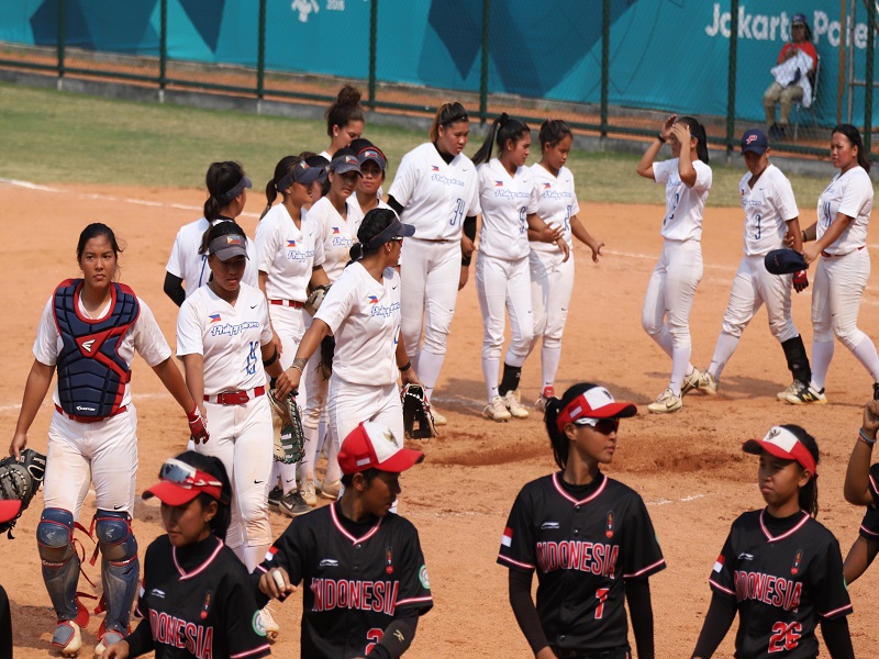 Pilipinas tinalo ng Chinese Taipei sa women's softball tournament sa