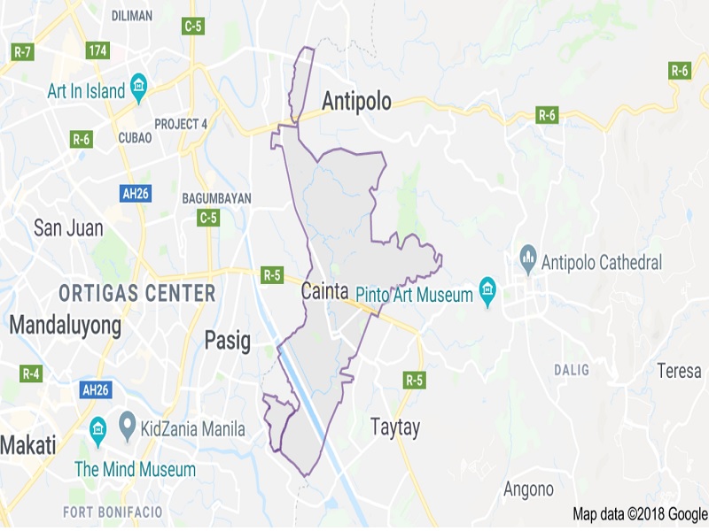 Zoning Map Of Cainta Rizal