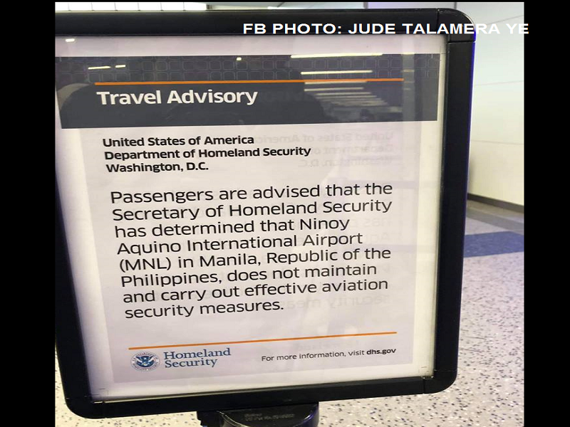 us homeland security travel advisory