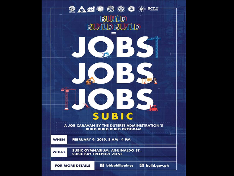 Jobs Caravan isasagawa para sa mga BUILD BUILD BUILD program DZIQ Radyo Inquirer 990AM