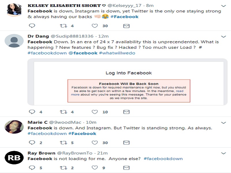 Facebook, Messenger at Instagram outage, naranasan sa iba’t ibang bansa