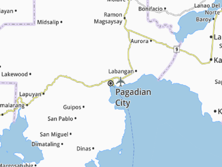 Pagadian Map DZIQ Radyo Inquirer 990AM DZIQ Radyo Inquirer 990AM   Pagadian Map 768x576 