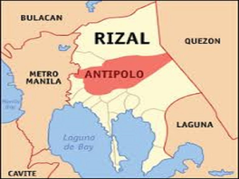 7 Preso Tumakas Sa Istasyon Ng Pulis Sa Antipolo City DZIQ Radyo   Antipolo Map 768x576 