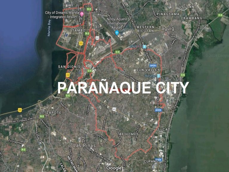 Lalaki Arestado Sa Buy Bust Operation Sa Para Aque DZIQ Radyo   PARANAQUE CITY MAP 768x576 