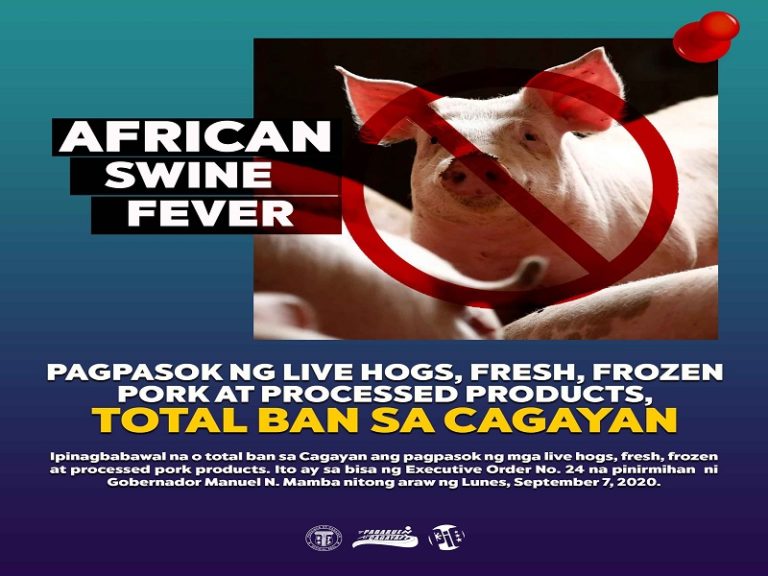 Cagayan provincial government nagpatupad ng total ban sa mga pork