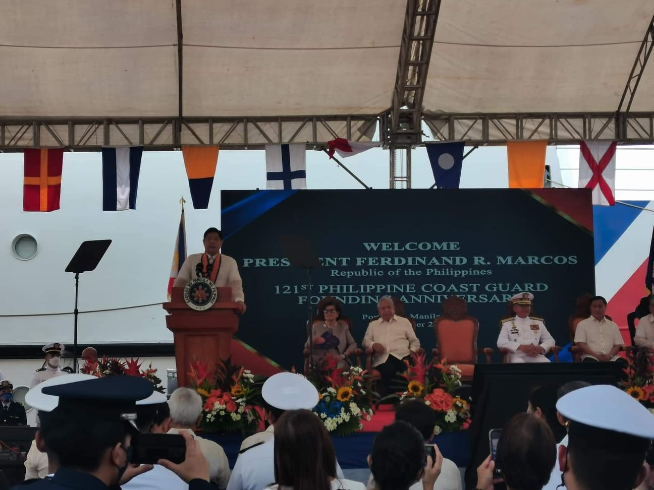 Pangulong Marcos Jr., Sa Coast Guard Anniversary | DZIQ Radyo Inquirer ...