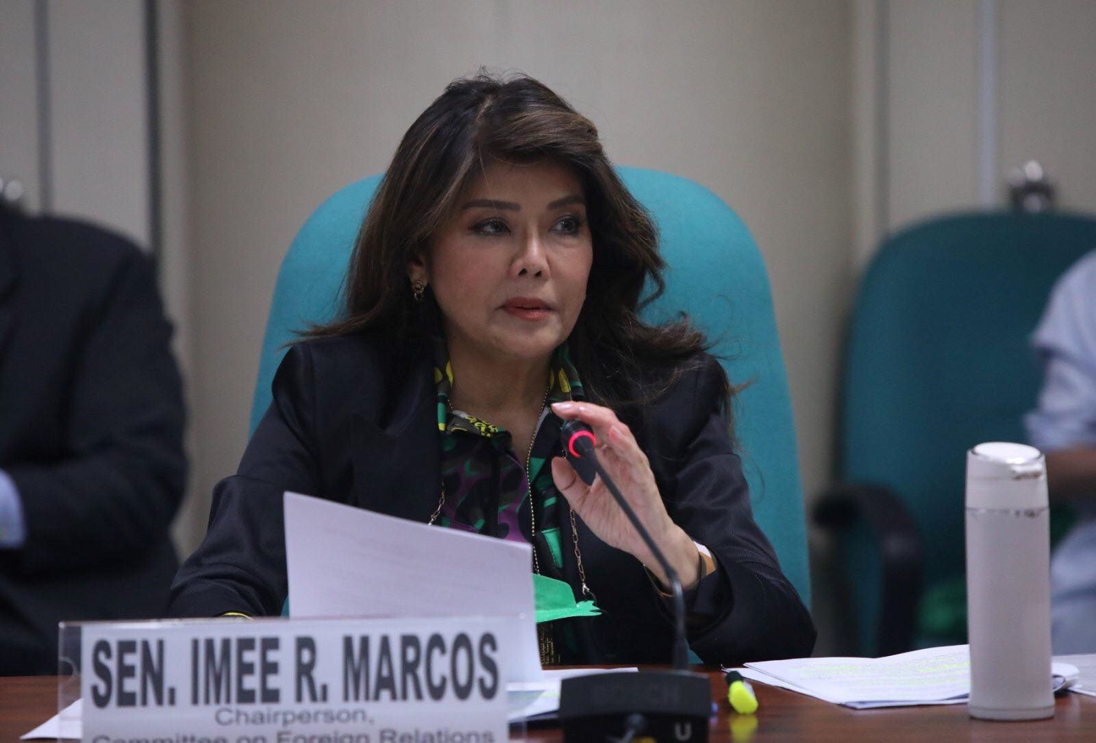 PHOTO: Imee Marcos STORY: Usisain ang anti-COVID vaccine propaganda ng US – Imee Marcos