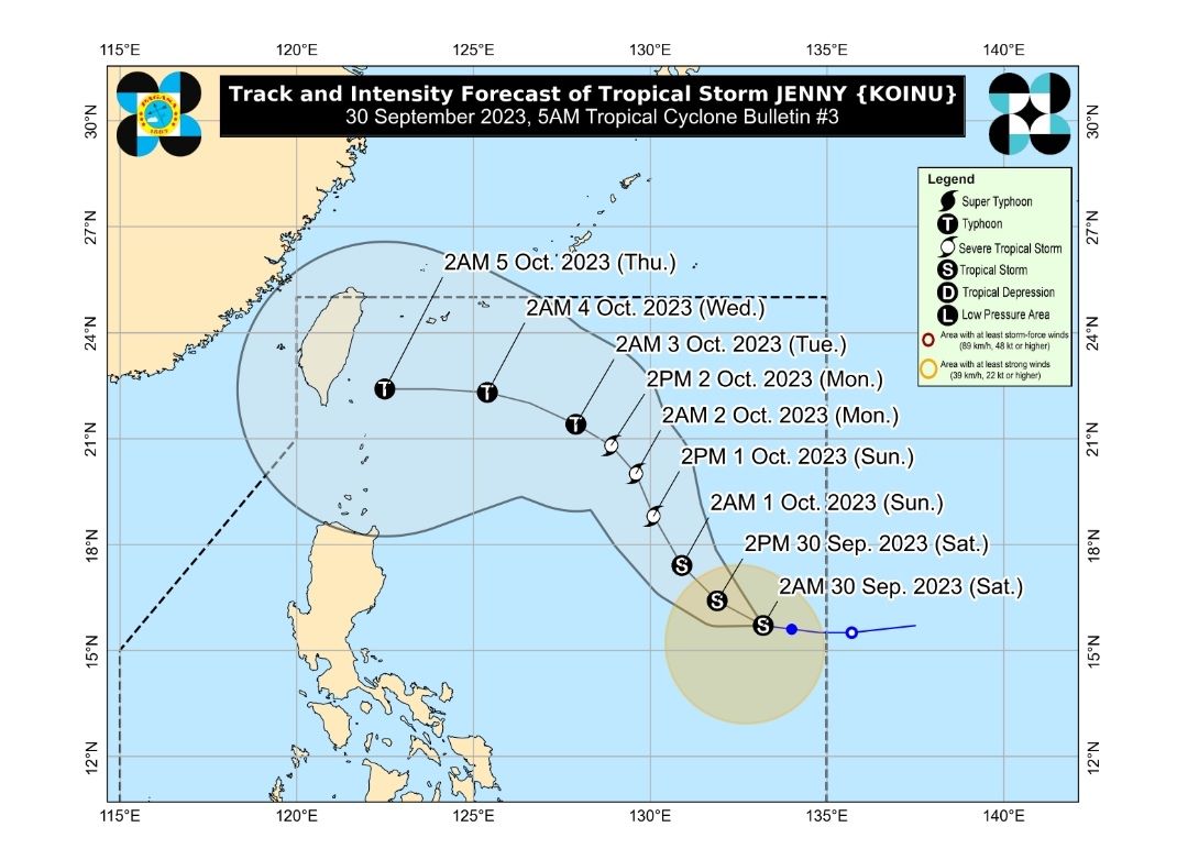 Bagyong Jenny Naging Tropical Storm Na | DZIQ Radyo Inquirer 990AM