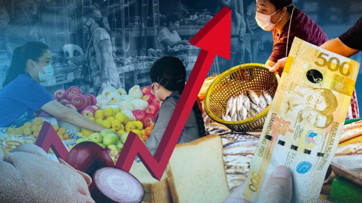 PHOTO: File illustration graphic for inflation STORY: Inflation nitóng Hunyo bahagyáng bumabâ sa 3.7%