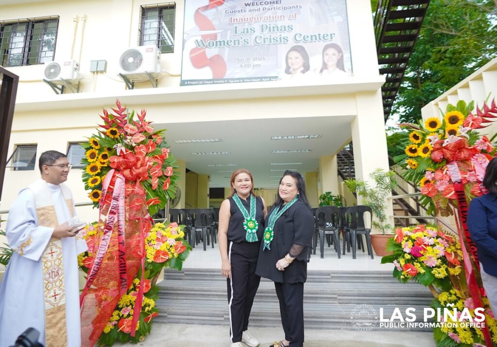 PHOTO: Las Piñas Vice Mayor April Aguilar and Mayor Isabel Aguilar