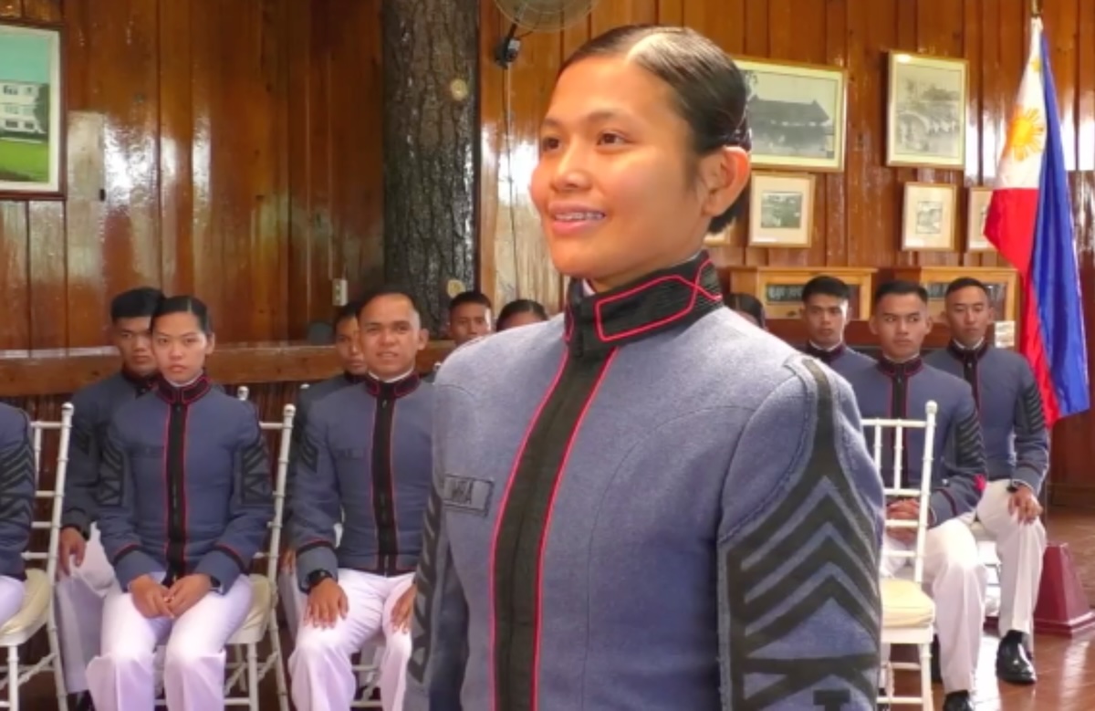 PHOTO: Jeneth B. Elumba STORY: Babaeng kadete mula Surigao City una sa PMA Class of 2024