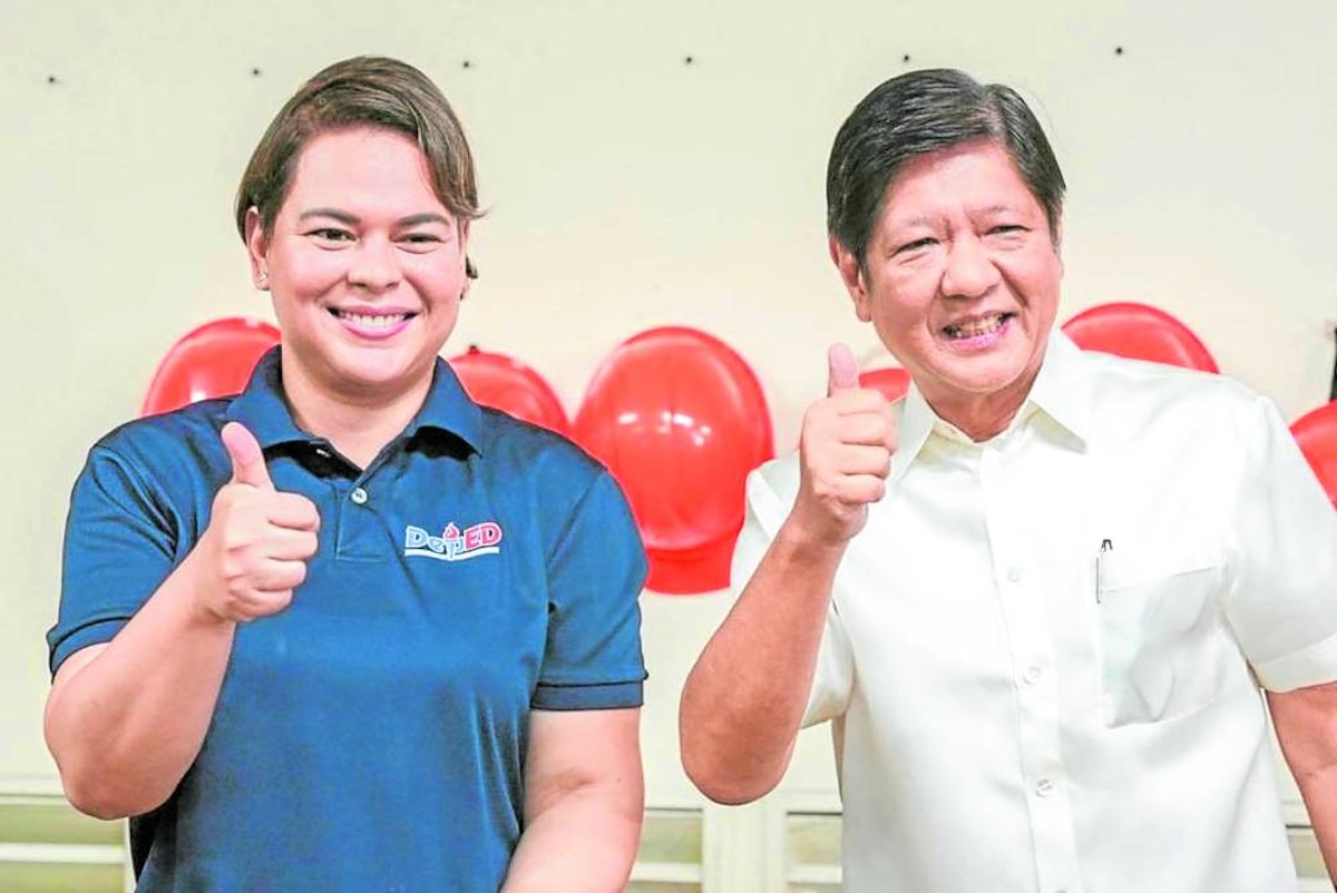 PHOTO: Sara Duterte and Ferdinand Marcos Jr.