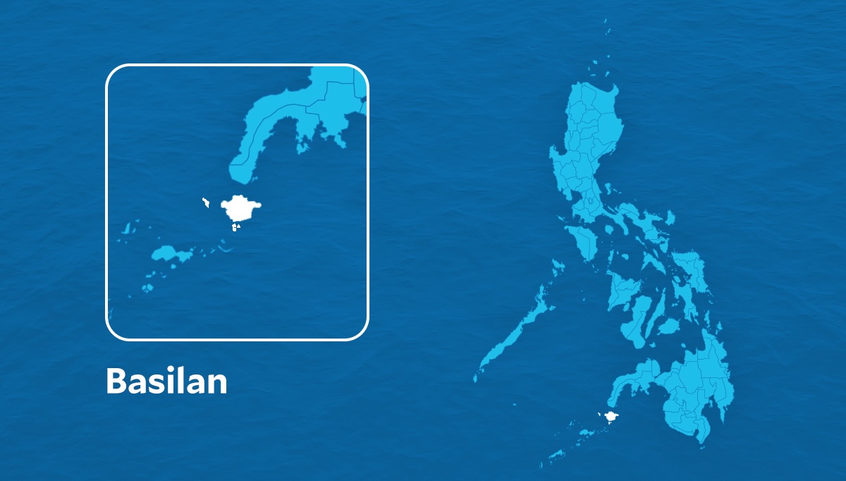 PHOTO: Map of Basilan STORY: Lalaki sugatán sa pagsabog ng gasolinahan sa Lamitan City