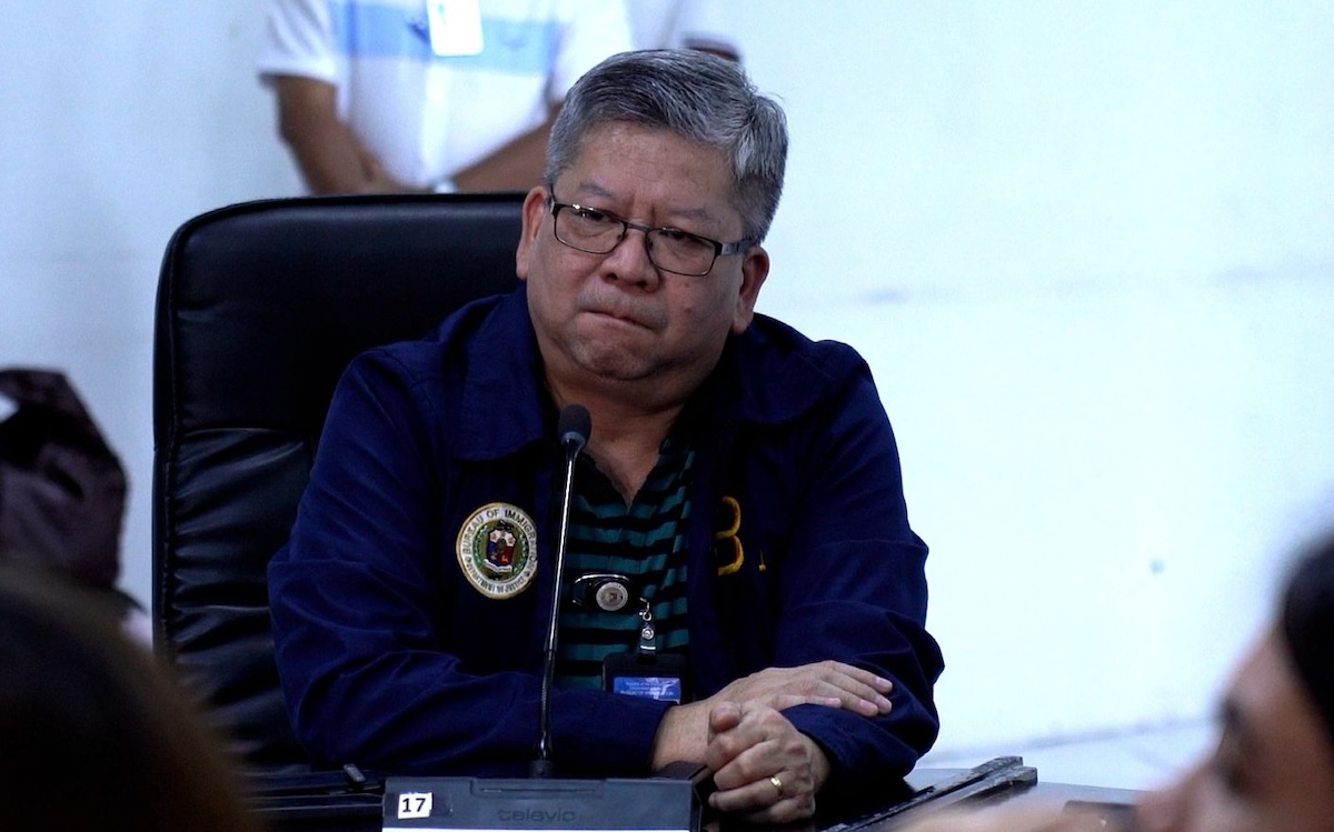 PHOTO: Norman Tansingco STORY: Immigration chief sibak dahil sa pagtakas ni Alice Guo