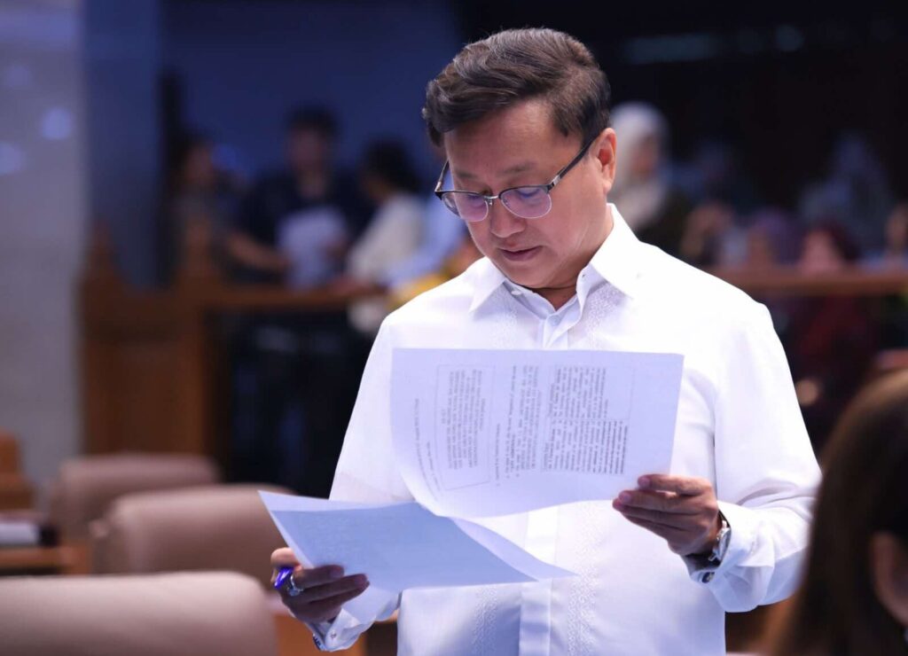 PHOTO: Francis Tolentino FOR STORY: Barangay polls postponement bill prayoridad sa Senate – Tolentino